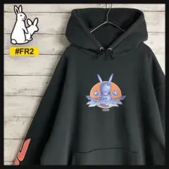【即完売モデル】FR2 パーカー センターロゴ アームロゴ 希少XLサイズ