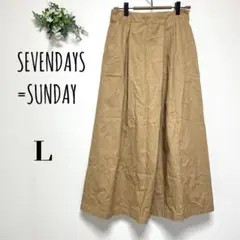 セブンディズサンディ（Ｌ）ロング巻きスカート　ポケット
