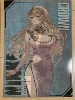 勝利の女神:NIKKE タイトーコラボ クリアファイル クラウン