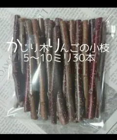 かじり木りんごの小枝30本 生枝