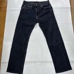 【美品】リーバイス505ダークブルーストレートデニムW30L67