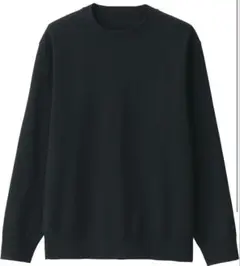 【無印良品】洗えるミラノリブ編みクルーネックワイドセーター紳士