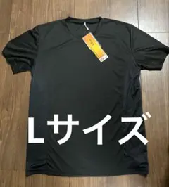 【新品未使用品タグ付き】メンズ　半袖ラッシュガード　ブラック　Lサイズ