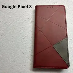 Google Pixel 8 手帳型ケース　レッド