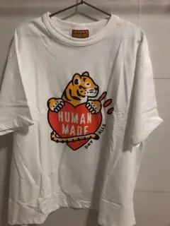 HUMAN MADEホワイトTシャツ S-XLは在庫があります