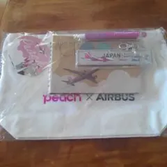 peach x AIRBUS トートバッグセット