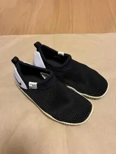 NIKE アクアソック 17cm ブラック ホワイト キッズ マリンシューズ