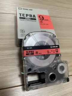 KING JIM テプラテープ 赤 9mm SC9R