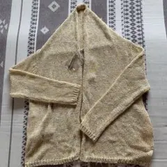 お値下げ⭐︎新品⭐︎麻混　カーディガン⭐︎50％オフ以下