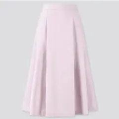 UNIQLO ドライストレッチタックフレアスカート　パープル