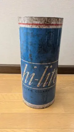 hi-lite ハイライト　缶 ゴミ箱 傘立て 昭和レトロ タバコ B