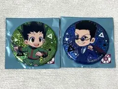 【HUNTER×HUNTER】デフォルメ缶バッジ ゴン&レオリオ セット