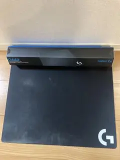 ロジクール G640 マウスパッド 黒　箱　保証書付き