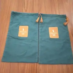 値下▼【2枚セット】シューズポーチ Ralph Lauren 巾着型バッグ