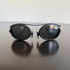 美品！スチームパンク オーバルサングラス ブラック