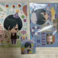 ハイスピード アニメプラザカフェ 特典 ステッカー3点セット