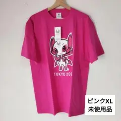 オリンピック マスコットTシャツ ピンクXL 0807- ❶