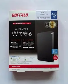 BUFFALO ポータブルハードディスク 4TB