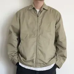 80s USA製 Eddie Bauer ドリズラージャケット カーキ S