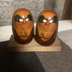 だるまこけし二個