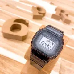 激レア/極美品【カシオ】CASIO スケルトン腕時計 BGD-560S 黒×透明