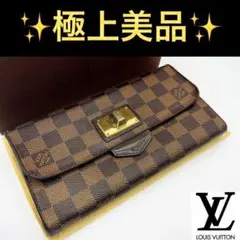 極上美品❣️ルイヴィトン✨ポルトフォイユ✨ローズベリー✨ダミエ✨長財布