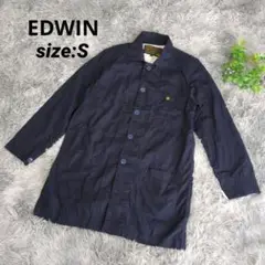 エドウィン EDWIN ネイビー カバーオール 【S】 シンプル メンズ