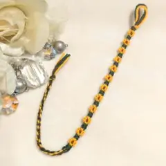 花ミサンガ☆花柄ミサンガ☆24cm〜25cm【①】