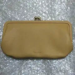 新品未使用 黄色系統 がま口 長財布