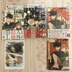 【新品有】 狼への嫁入り 犬居葉菜 全巻 特装版 特典 リーフレット 小冊子