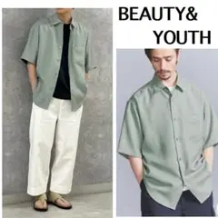 BEAUTY&YOUTH 半袖シャツ　シャツ　L トップス　ボタンシャツ