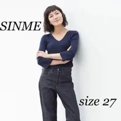 超美品 SINME シンメ リジットデニムパンツ ジーンズ 27インチ