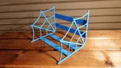 スパイダーブックスタンド M 青 (水色) アメリカン雑貨