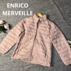 ENRICO MERVEILLE ダウンジャケット　ピンク　長袖 Lサイズ