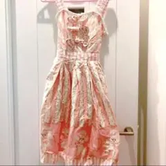 ロリータドレス JSK ワンピース ドレス パピー こいぬ ピンク 花柄