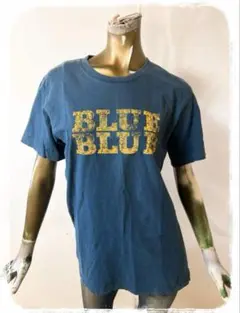 ☘️T17127☘️BLUE BLUE 半袖 ロゴ Tシャツ 2