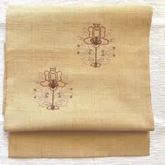 正絹 素晴らしい刺繍の名古屋帯