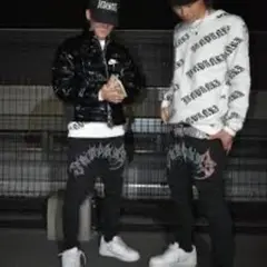 ジャンパリ スキニー　ダメージ　ベルト付き　34