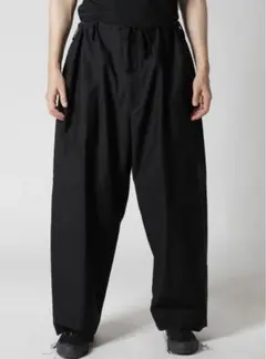25ss Yohji Yamamoto POUR HOMMEコットンワイドパンツ