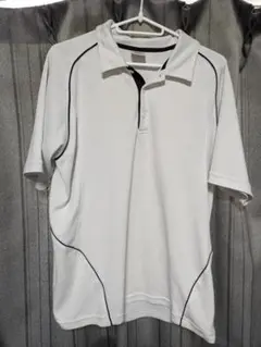 TEAM SPORTS ホワイト ポロシャツ