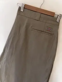No.4424 US古着Dickies 874 ワークパンツ 44×32 カーキ