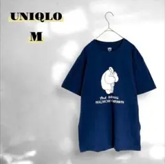 【ユニクロ】Tシャツ 半袖 ディズニー ベイマックス ブルー ネイビー M