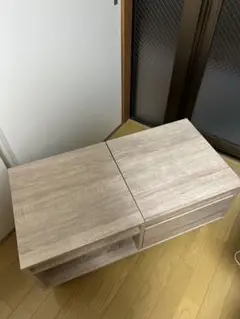ドレッサーテーブル 鏡、引き出し付き