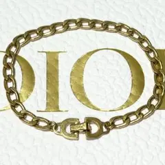 極美品✨ Dior 喜平ブレスレット チェーン ゴールド ヴィンテージ 刻印