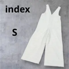 新品未使用＊インデックス＊サロペット オールインワン ノースリーブ ツィード S