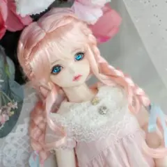 BJD 1/3 人形 ドール 用ウィッグ カツラ 耐熱