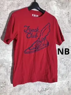 ☘️new balance Tシャツ レッド 半袖