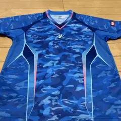 Nittaku 青色 迷彩 卓球ウェア　3s