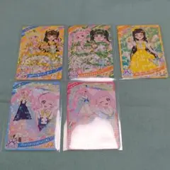 【5枚セット】ひみつのアイプリ　シークレットフレンズ　カードセット
