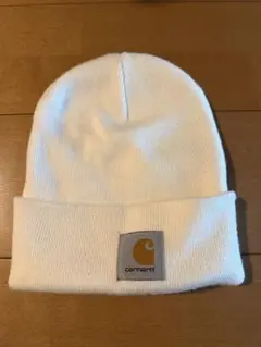 Carhartt ホワイト ニット帽